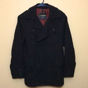 Express | Wool-blend Peacoat, XS/TP